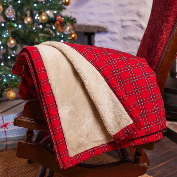 Christmas blanket by Lee Valley Ireland